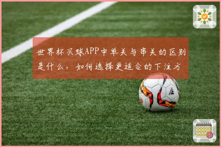 世界杯买球APP中单关与串关的区别是什么，如何选择更适合的下注方式？